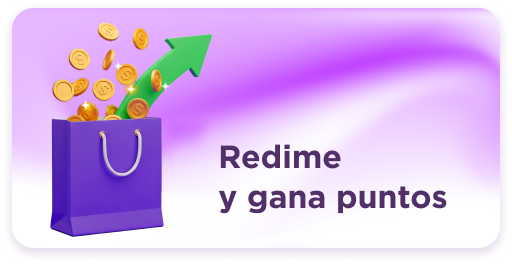 Redime y gana puntos